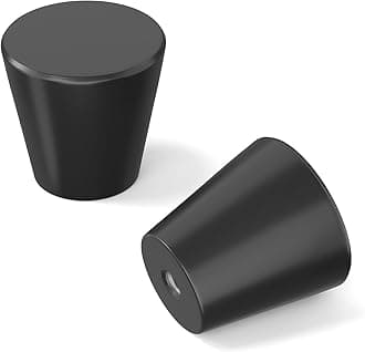 homdiy 15 Pack Black Knobs for Dresser Black Cabinet Knobs Small Drawer Pulls Round Kitchen Cabinet Hardware
