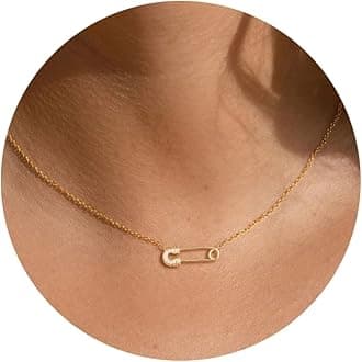 HANLI 14K Gold Plated Necklaces for Women - Dainty Butterfly, Star of David, Moon and Star, Sun, Lotus, Infinity, Hummingbird, Bee,Boots,Chill,Sunflower Pendant Designs - Elegant Jewelry for Women