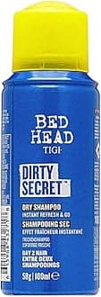 Bed Head by TIGI - Dirty Secret Dry Shampoo - Instant Hair Refresh- For Oily and Greasy Hair - Travel Size - 100 ml