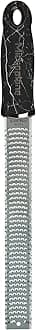 Microplane Zester Kitchen Grater in Black Marble for Citrus, Parmesan, Ginger, Chocolate & Nutmeg with Fine Stainless Steel Blade - Made in USA