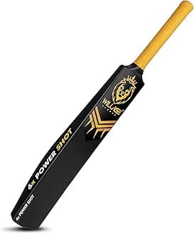 Willage Plastic Bat, Plastic Cricket Bat Hard Plastic, Plastic Bat for Tennis and Wind Ball, Cricket Bat Size 6, Blue