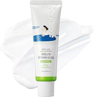 Birch Juice Mild-up Sunscreen UV LOCK 1.69 Fl Oz SPF 50+ broad spectrum, Mineral Zinc Oxide, for Sensitive Skin, Control Oil and Sebum, Ocean Friendly-Reef Safe, Korean Sunscreen