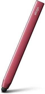 elago Premium Aluminum Stylus Pens for All Touch Screen Tablets/Cell Phones (Red Pink) Compatible with iPhone, iPad, Galaxy S Series, Galaxy Tab, Kindle Fire