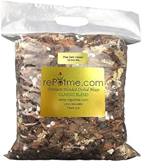 rePotmePhalaenopsis Dark Classic Orchid Mix (Junior Bag, 4 Quarts)