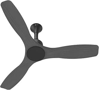 Orient Electric 1200mm Aerosense BLDC Ceiling Fan with Remote | BEE 5-star rated Energy Saving Fan | 5-year warranty by Orient | Ash Wood, pack of 1