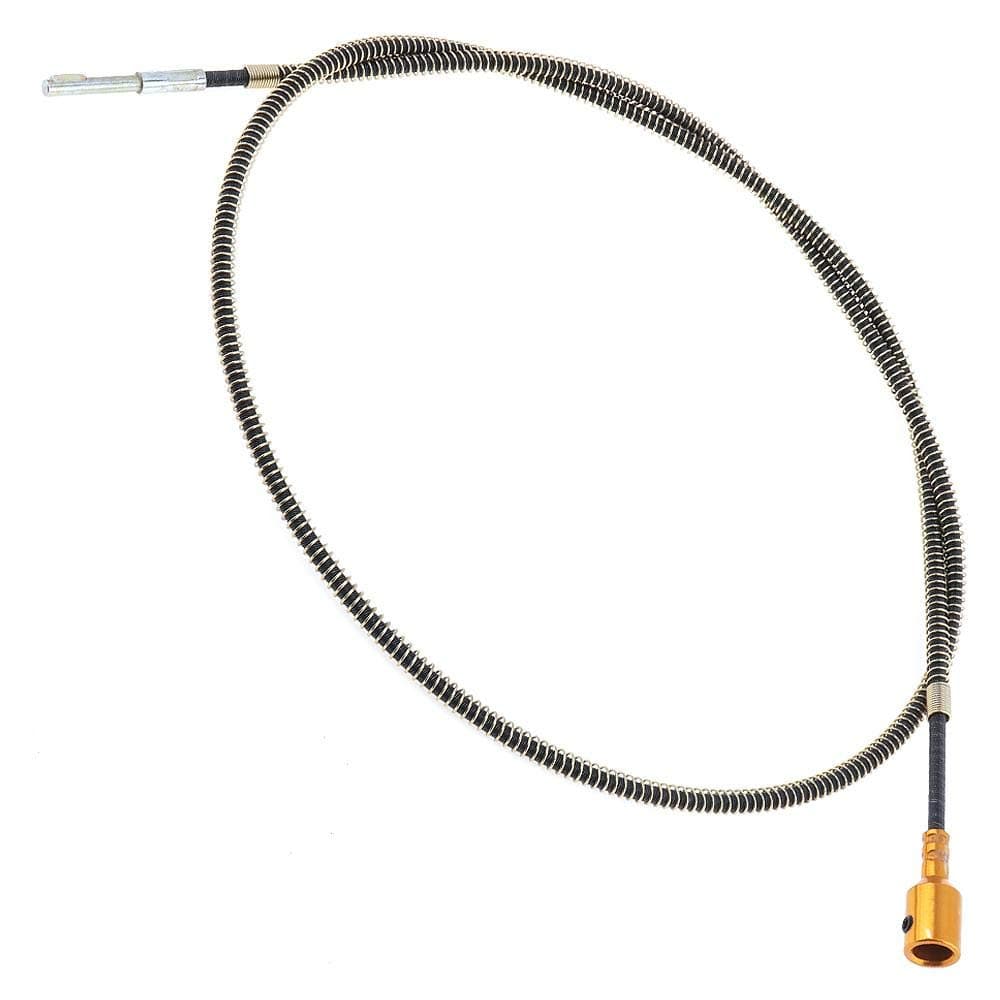 ChgImposs Flexible Shaft Inner Core Replacement for Hanging Motor Flex Shaft Units, 3.2Ft / 98CM, 8mm Chuck, Titanium Plated Spring for Polishing, Engraving, Grinding