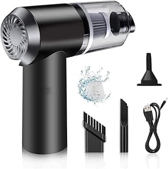 Powerful 3-in-1 Vacuum Cleaner for Car & Home – Compact, Cordless, Wet & Dry, Blower Function, Mini & Portable for Sofa, Dust, and Deep Cleaning (Vaccum Cleaner)