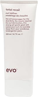 Evo Total Recoil Curl Definer - Strong Hold Defining Cream - Enhances Natural Curl Pattern & Reduces Frizz - Humidity Control