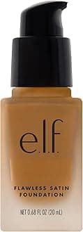 e.l.f. Flawless Finish Foundation, Lightweight and Medium Coverage, Semi-Matte Finish, Vegan and Cruelty-Free, Brulee, 20ml