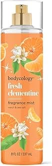 Fresh Clementine Bodyc.ology Fragrance Body Mist, 8 fl oz, Citrus and Sea Salt Scent, Pack of 1