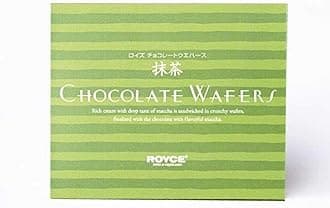 ROYCE' Chocolate Wafers "Matcha" - Premium Chocolate Wafers with Flavorful Filling| Perfect Gourmet Snack for Gifting & Indulging | Japanese Chocolate from Hokkaido (12 Pieces of Chocolate)