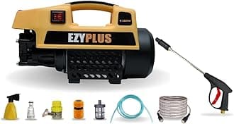 EZYPLUS High Pressure Car Washer |1800 Watts 140Bar Pressure | 8L/Min Flow Rate | 8 Mtr Outlet Hose | 3 Mtr Inlet Pipe | Fits for Car,Bike, Garden,AC Service, Solar Panels,Home Walls