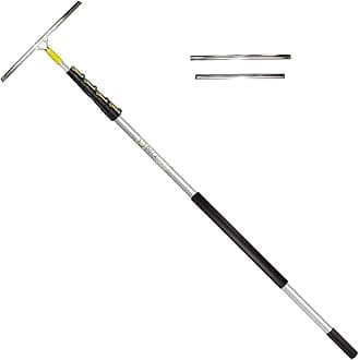 DocaPole 7-30 Foot Extension Pole + Window Squeegee with 20”, 18”, & 16” Removable Blades | Professional Tool for Keeping Windows Clean | Cleaner for Washing and Cleaning Outdoor Glass & Solar Panels