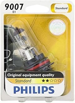 Philips 9007 Standard Halogen Headlight Bulb (Pack of 1)