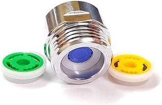 Pack of 2 Shower Hose Flow Regulator Restrictor Water & Energy Saving 4, 6 & 9 Litre per min