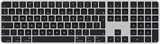 Apple Magic Keyboard with Touch ID and Numeric Keypad: Wireless, Bluetooth, Rechargeable. Works with Mac Computers with Apple Silicon; British English - Black Keys