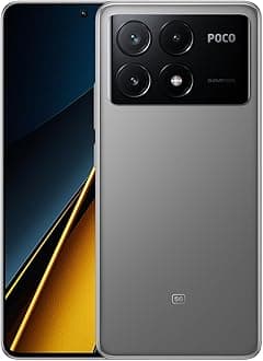 Xiaomi Poco X6 Pro 5G Global Unlocked (512GB + 12GB) GSM 6.67" 64MP Triple Camera (for Tmobile Mint Tello Global) (Gray)