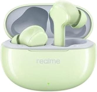 Realme Buds T110 with AI ENC for Calls, Fast Charging Bluetooth Headset (Country Green)