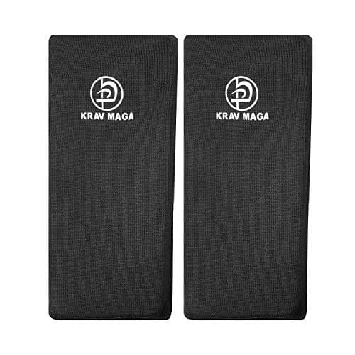 Krav Maga Black Elasticated Cotton Forearm Guards (Padded Both Sides)