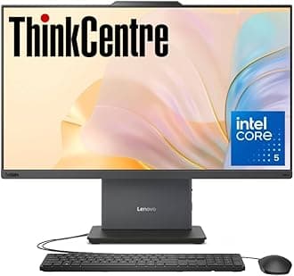 Lenovo ThinkCentre Business All-in-one Computer, 23.8" FHD IPS Display, Intel Core i5-13420H Processor, 64GB DDR5 RAM, 1TB PCIe SSD, HD Webcam, Wi-Fi 6, USB-C, HDMI in&Out, Windows 11 Pro