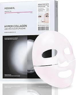Hyper Collagen_Collagen Real Deep Mask 4pcs | Collagen Gel Mask for Multi-lifting Care | Achieves Bouncy Skin | Boosts Pore Elasticity | 30mins Quick Care | Extra Hydration
