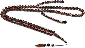 albasha Tasbih men Natural kuka wood muslim 100 prayer beads bracelet islamic accessories gift on hand