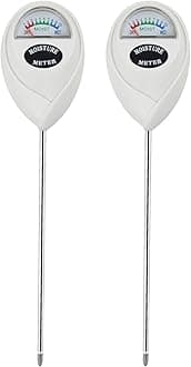 Soil Moisture Meter-White 2 Pack