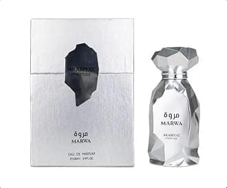Arabiyat Prestige Marwa Eau de Parfum, 100ml, Silver For Men Made in UAE