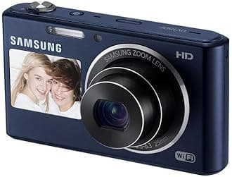 Samsung DV150F 16.2MP Smart WiFi Digital Camera with 5x Optical Zoom and 2-Inch front and 3-Inch Rear Dual LCD Screens (Black) (OLD MODEL)