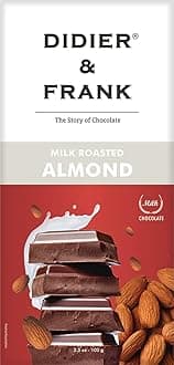 Didier & Frank Roasted Almond Milk Chocolate, 100 grams (Keto)