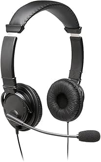 Hi-Fi Headphones with Microphone (K97603WW), Black, Universal, 3.5mm