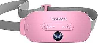 Portable Cordless Heating Pad, Electric Waist Belt Device, Fast Heating Pad with 3 Heat Levels and 3 Massage Modes, Back or Belly Heating Pad, Gifts for Her, Women and Girl