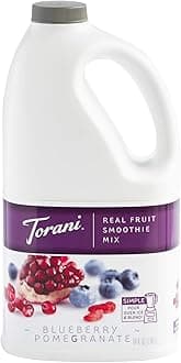 Torani Real Fruit Smoothie Mix, Blueberry Pomegranate, 64 Ounce