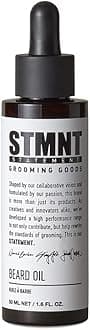 STMNT Grooming Goods Beard Oil, 50ml | Silicone Free| Moisturizing Formula with Natural Oils