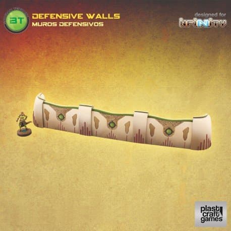 Defensive Walls Wargame Scenery