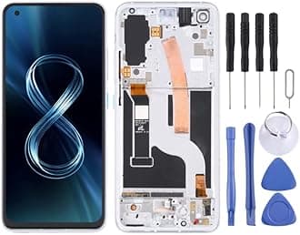 AMOLED LCD Screen for Asus Zenfone 8 ZS590KS Digitizer Full Assembly with Frame