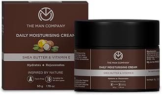 The Man Company Daily Moisturising Winter Cream With Shea Butter & Vitamin E for Moisturizing & Hydrating | All Skin Types | 50 gm