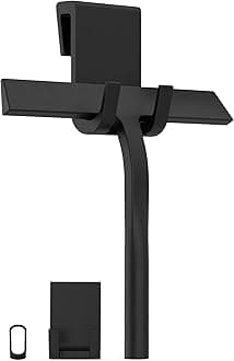 Multi-Purpose silicone squeegee black - - 23 cm wiping width - - Shower squeegee with suspension - - Removes liquids without leaving any residue - - Window scrubber with stainless steel core