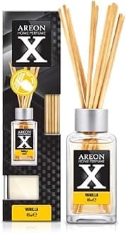AREONHome X Version Perfume Reed Diffuser + 10 Rattan Reeds, Vanilla 85 ml