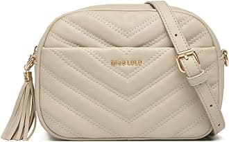 Small Cross Body Bags for Women, Anti-Theft Black Handbag for Travel, PU Leather with Adjustable Strap, V-Shaped Pattern & Tassel Detail