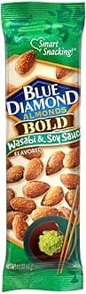 Blue Diamond Almonds, Wasabi and Soy, 1.5 Ounce (Pack of 12)