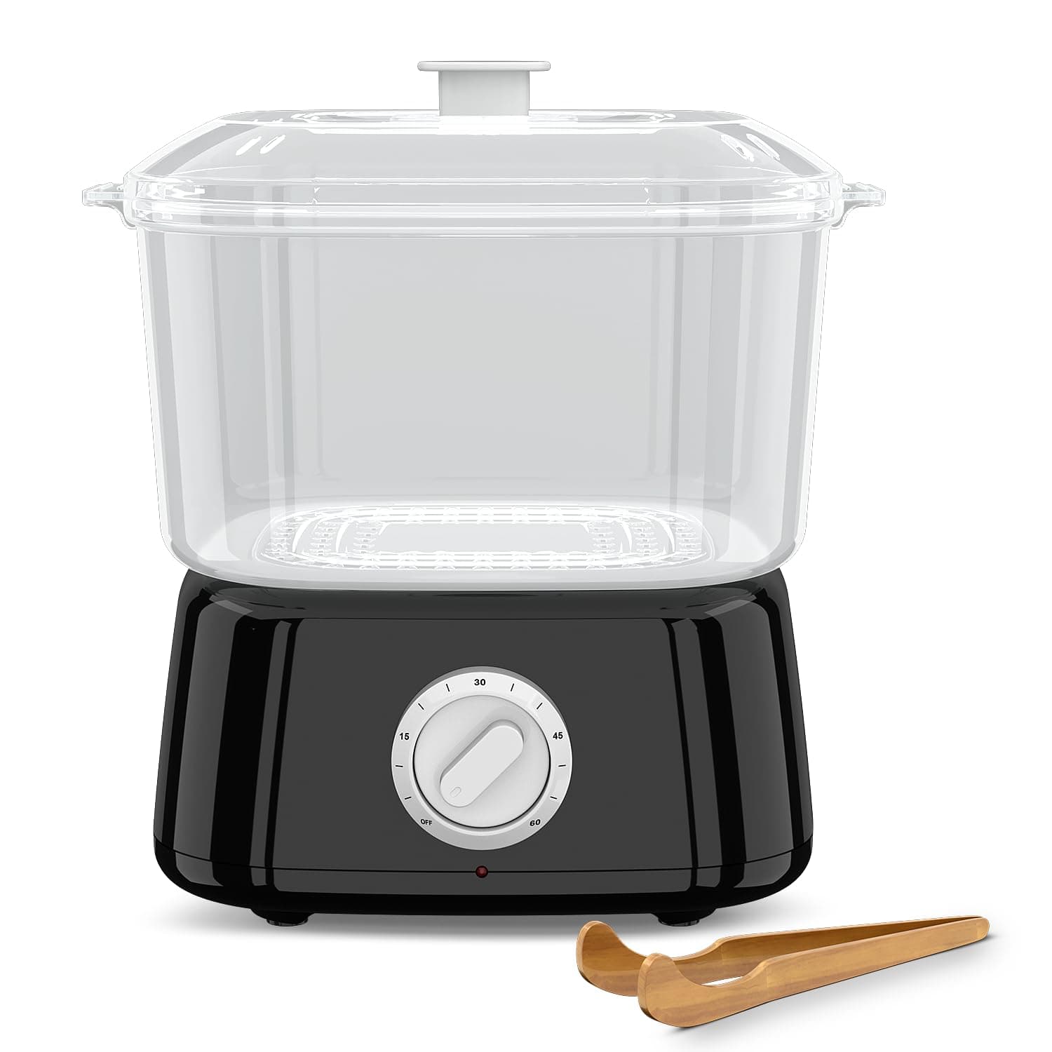 Towel Steamer, Black, Square