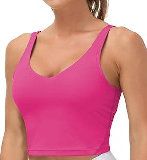 Womens' Sports Bra Longline Wirefree Padded with Medium Support