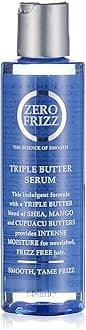 Zero Frizz Triple Butter Hair Serum | 148ML | SLS & Paraben-Free | Anti-Frizz Leave-In | Nourishing Serum for Dry, Damaged, Frizzy Hair | Smoothness & Shine with Shea, Mango & Cupuaçu