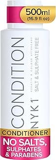 NYK1 Salt & Sulphate Free Conditioner (500ml) Sulphate Free Hair Conditioner For Extensions, Colour & Keratin Treatment - Deep Conditioning, Moisture-Rich & Organic Aftercare For All Hair Types