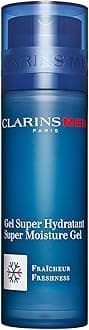 Clarins Men Super Moisture Gel 50ml | Lightweight, Oil-Free Moisturiser for Instant Hydration & Energised Skin