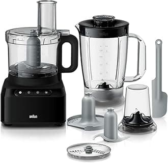 BRAUN 800W Pure Ease Food Grinders, FP 3132 BK