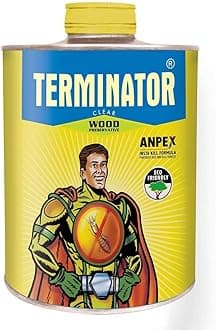 Pidilite Terminator Eco-Friendly Termite Killer Refill pack Termite, Borer, Insect Repellant & Control - For home, kitchen and Wood Preservative (1 litre)