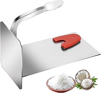 ROLTON® Steel CoconutScraper|Chirava|Table Top Handy Movable Coconut Scraper|Shredder| Peeler|Chopper|Grater|Thengathuruvi|Thicker Guage Chirava for Kitchen-Perfect for Every House