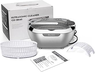 VLOXO Ultrasonic Cleaner Glasses Cleaning Machine Small Ultrasonic Cleaner 25.5 fl oz (750 ml) Watch Precious Metal Precision Parts Accessories Shaver Washable
